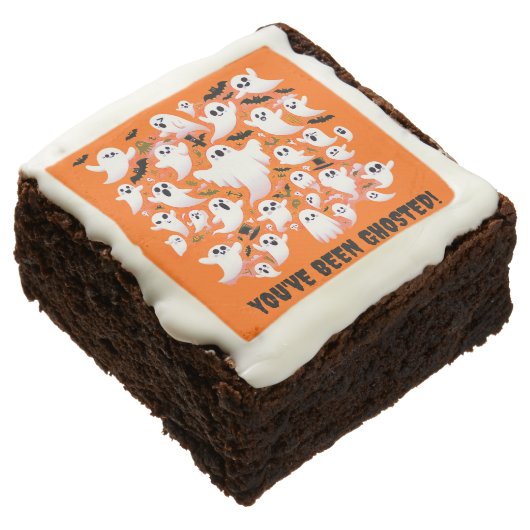 Funny You've Been Ghosted Ghosts in Flight Brownie (Angled)