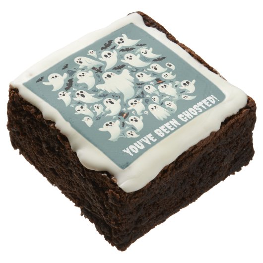 Funny You've Been Ghosted Ghosts in Flight Brownie (Angled)