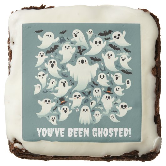 Funny You've Been Ghosted Ghosts in Flight Brownie (Front)