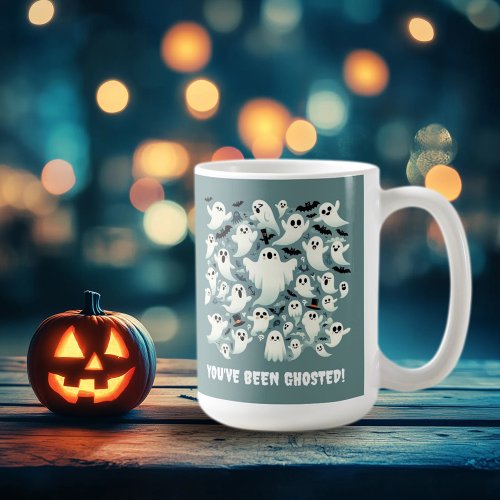 Funny Youve Been Ghosted Ghosts in Flight Coffee Mug