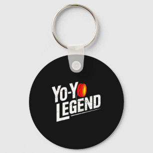 Funny Yoyo Player Legend Yo-yo Performer  Keychain