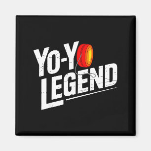 Funny Yoyo Player Legend Yo-yo Performer  Magnet