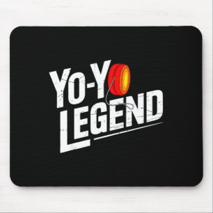 Funny Yoyo Player Legend Yo-yo Performer  Mouse Pad