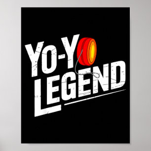 Funny Yoyo Player Legend Yo-yo Performer  Poster