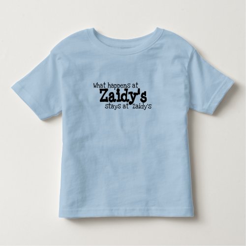 Funny Zaidy Grandpa Spoil Grandchild Grandkid Toddler T_shirt