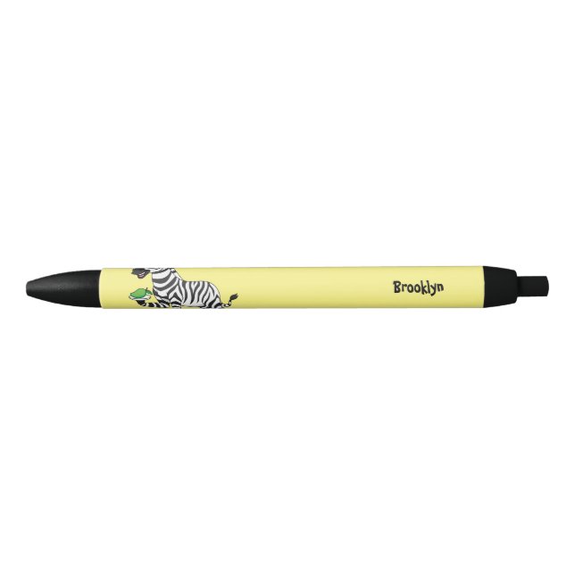 Funny zebra cartoon illustration pen (Front)