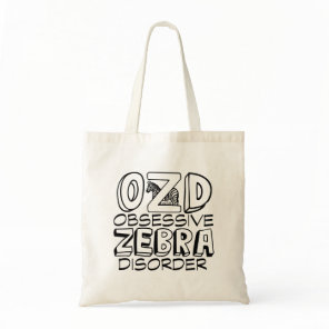 Funny Zebra Tote Bag
