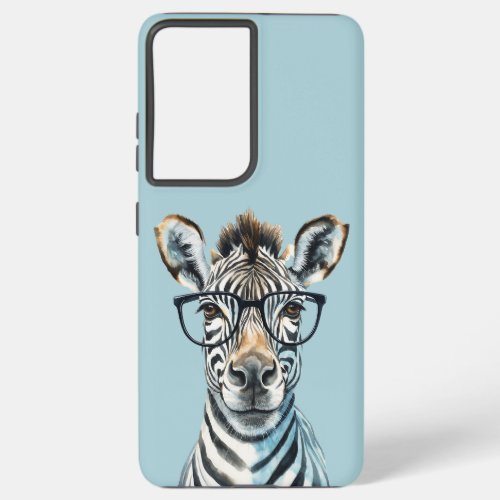 Funny Zebra Wearing glasses  Samsung Galaxy S21 Ultra Case