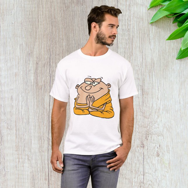 Funny Zen Monk Meditating Man T-Shirt (Creator Uploaded)