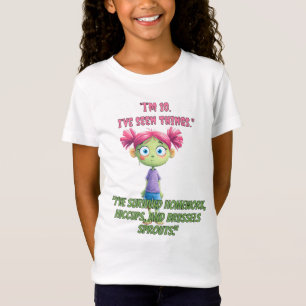 Funny Zombie 10th Birthday Back Graphic T-Shirt