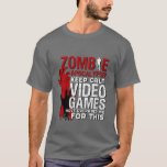 Funny Zombie Apocalypse Grunge Tshirt for Gamers Funny Zombie Apocalypse Grunge Tshirt for Gamers