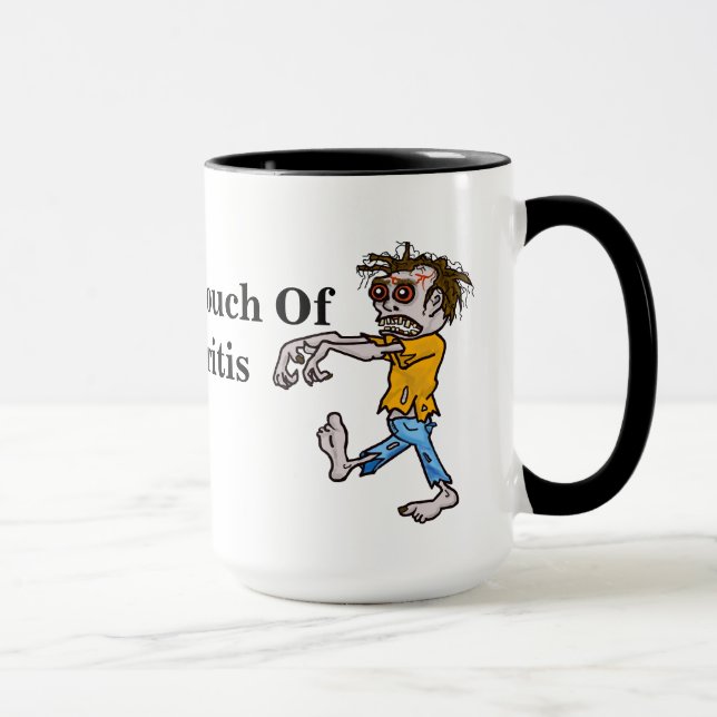 Funny Zombie Arthritis Mug (Right)