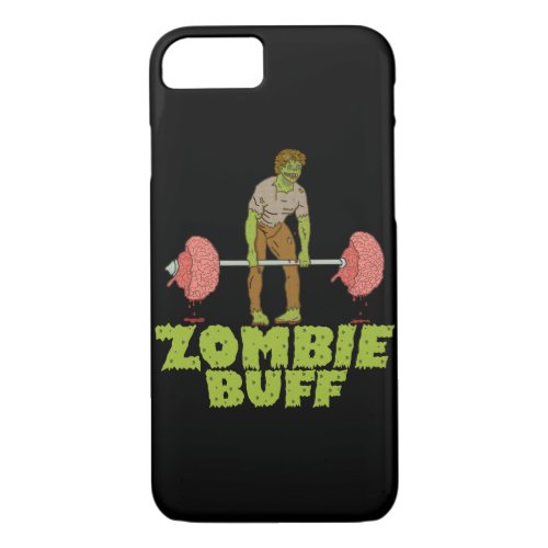 Funny Zombie Buff Weight Lifter iPhone 87 Case