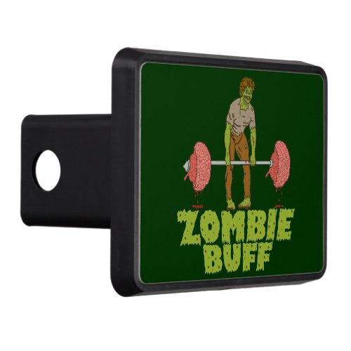 Funny Zombie Buff Weight Lifter Hitch Cover