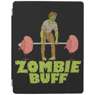 Funny Zombie Buff Weight Lifter iPad Smart Cover