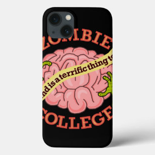 Funny Zombie College Logo iPhone 13 Case