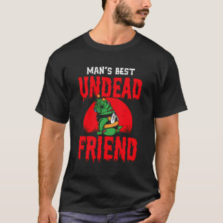 Funny Zombie Dog Lover Brains Halloween Dog Breede T-Shirt