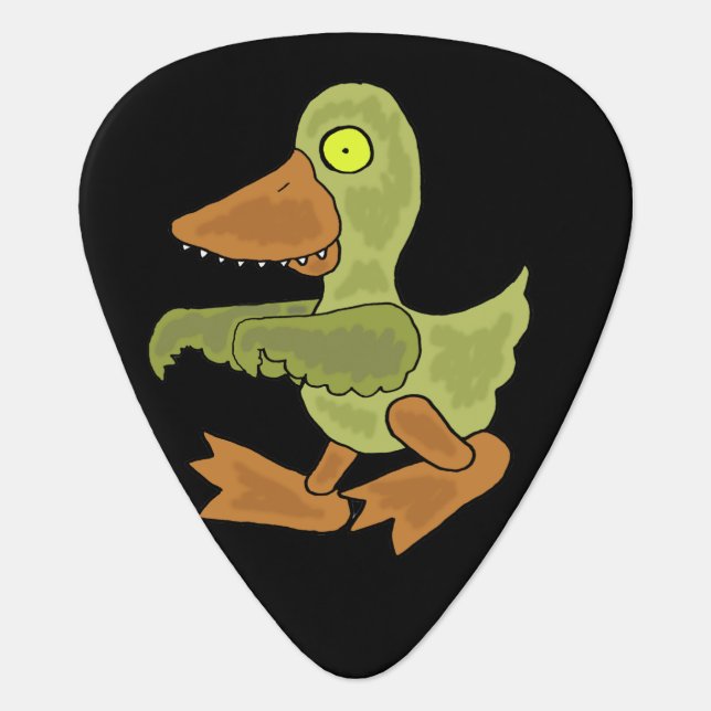 Funny Zombie Duck Guitar Pick (Front)