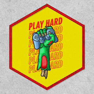 Funny Zombie Game Controller Play Hard Patch