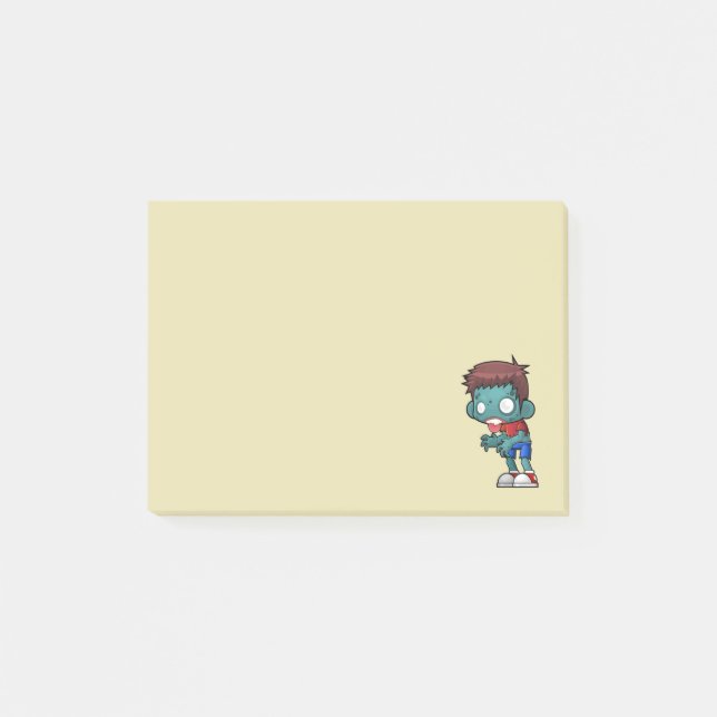 Funny Zombie Guy Post-it Notes (Front)