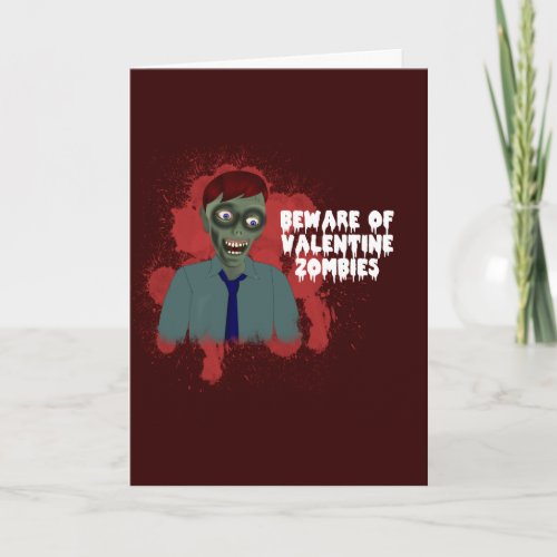 Funny Zombie Love Greeting Card