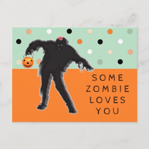 Funny Zombie Postcard
