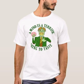 Funny Zombie Professor Proverb T-Shirt