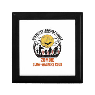 Funny Zombie Shirt with Engraved Moon and Dark Hum Gift Box