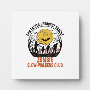 Funny Zombie Shirt with Engraved Moon and Dark Hum Plaque