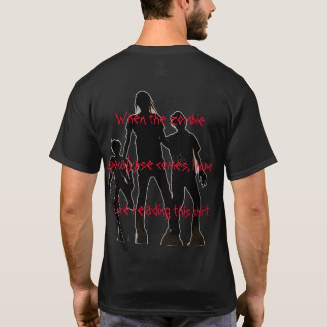 Funny zombie T-Shirt (Back)