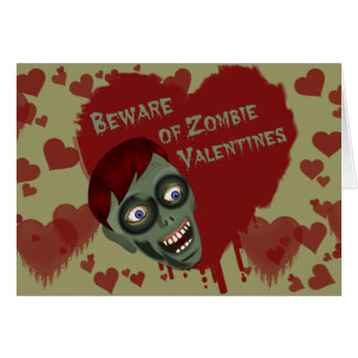 Inspirational 70 Zombie Valentine Card