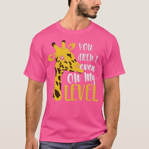 Funny Zoo Animal Lover Africa Safari Giraffe  T_Shirt