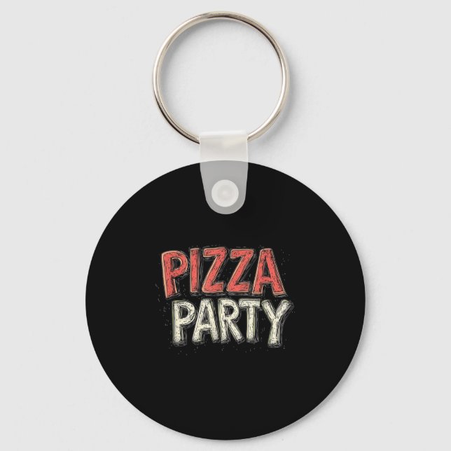 Funny Zza Party Speech Costume For Boys And Girls  Keychain (Front)