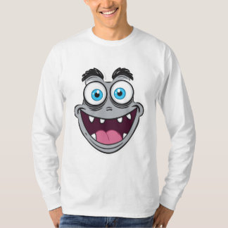 FunnyCartoonMonsterFace T-Shirt