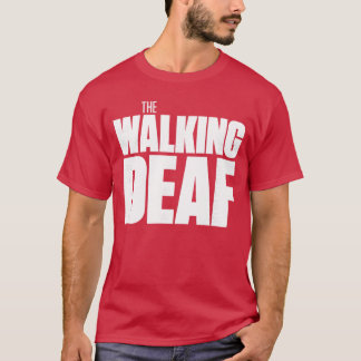 Funnyhe Walking Deaf Deaf Prideshirt retro T-Shirt