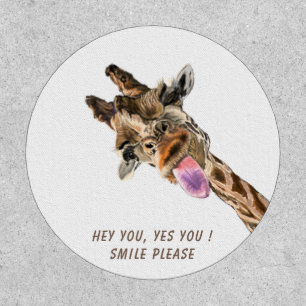 FunnyPatch with Playful Giraffe - Smile Patch