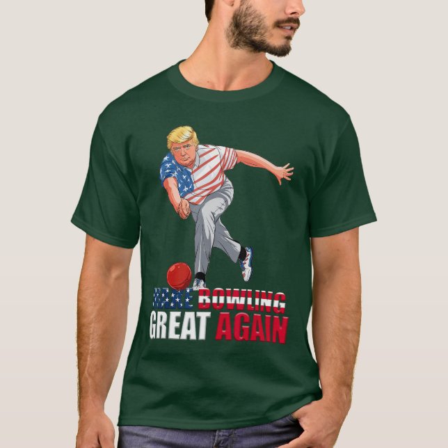 Funnyrump Bowling Make Bowling Great Again girl T-Shirt (Front)