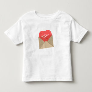FunnyVal ValGift CuteCouple HumorVal LoveLetter Toddler T-shirt