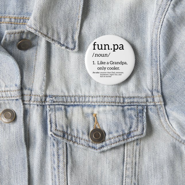 Funpa Like A Grandpa Only Cooler Button (In Situ)