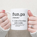 Funpa Like A Grandpa Only Cooler Coffee Mug<br><div class="desc">Cool, classic, and full of charm – just like Funpa himself. Whether he’s telling dad jokes with expert timing, riding his vintage motorcycle, or sneaking candy to the grandkids, he does it all with style. This design celebrates the legend that is Funpa – the grandpa who’s still got it (and...</div>