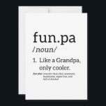 Funpa Like A Grandpa Only Cooler Holiday Card<br><div class="desc">Cool, classic, and full of charm – just like Funpa himself. Whether he’s telling dad jokes with expert timing, riding his vintage motorcycle, or sneaking candy to the grandkids, he does it all with style. This design celebrates the legend that is Funpa – the grandpa who’s still got it (and...</div>