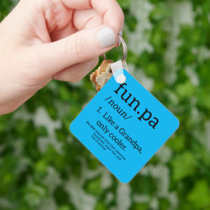 Funpa Like A Grandpa Only Cooler Keychain