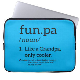 Funpa Like A Grandpa Only Cooler Laptop Sleeve