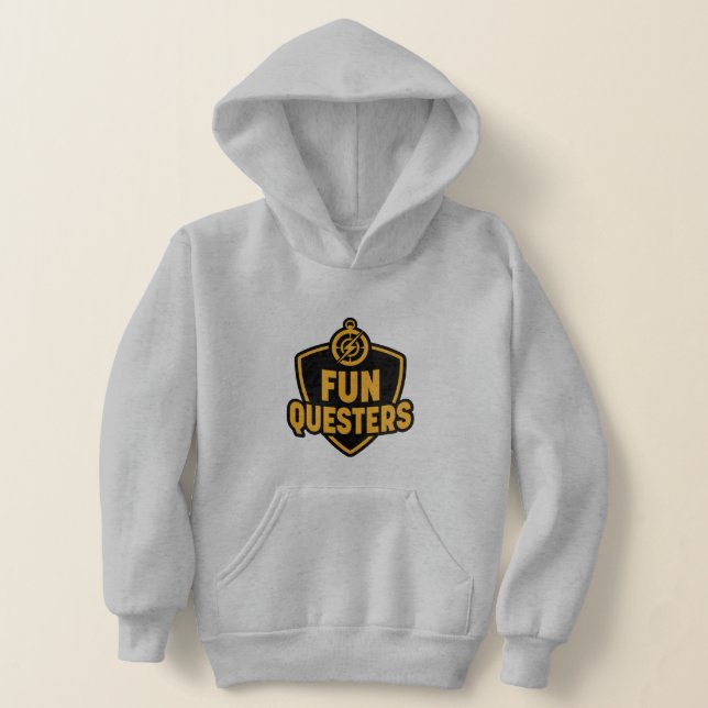 FunQuesters Kids Sweatshirt Hoodie (Laydown)