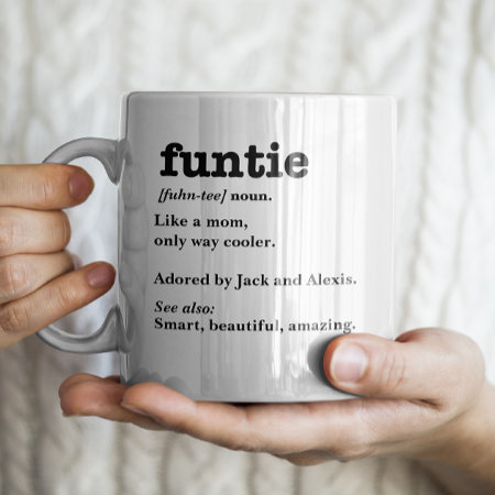 Funtie Definition - Customizable Coffee Mug