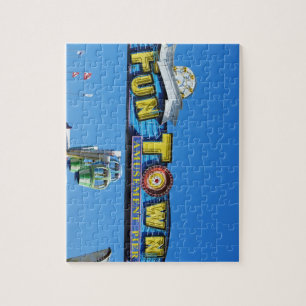 Funtown Pier Seaside Heights New Jersey Shore Jigsaw Puzzle