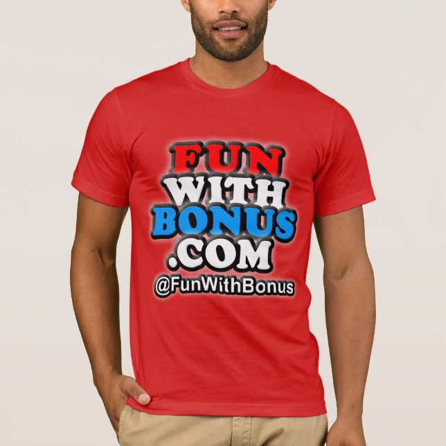 @FunWithBonus Website Logo T-Shirt (Front)