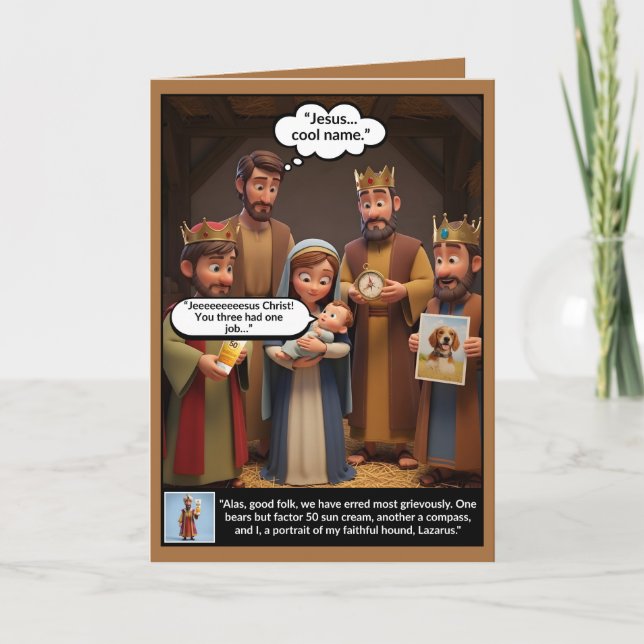 Funy atheist card (Front)