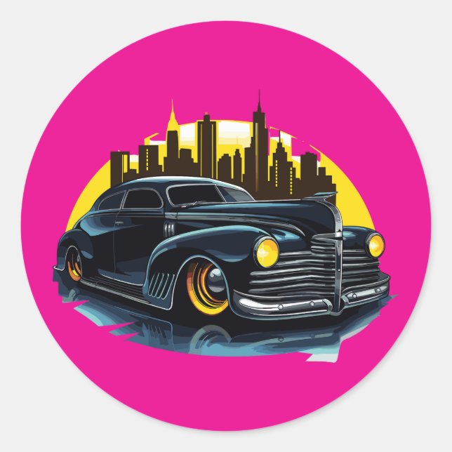 Funy bumper stickers2025 classic round sticker (Front)