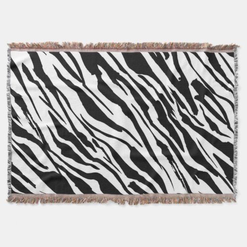 fur animal skin print zebra throw blanket